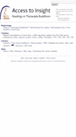 Mobile Screenshot of accesstoinsight.org